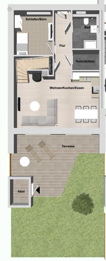 Korn-Koje Apartamento Büsum Exterior foto